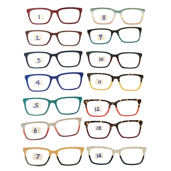 Pair Eyewear Interchangeable Magnetic Top Frames For Larkin Base Glasses - Picture 1 of 7